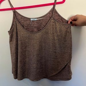 Bronze Shimmer tank top